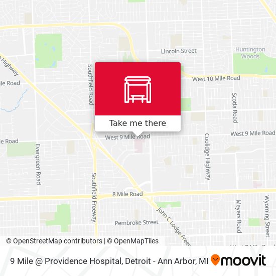 9 Mile @ Providence Hospital map