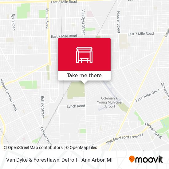 Mapa de Van Dyke & Forestlawn