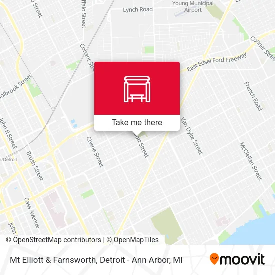 Mt Elliott & Farnsworth map