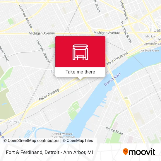 Fort & Ferdinand map