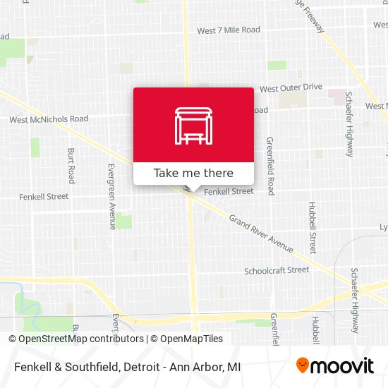 Fenkell & Southfield map