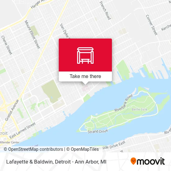 Lafayette & Baldwin map