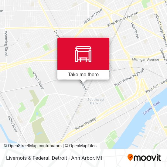 Mapa de Livernois & Federal