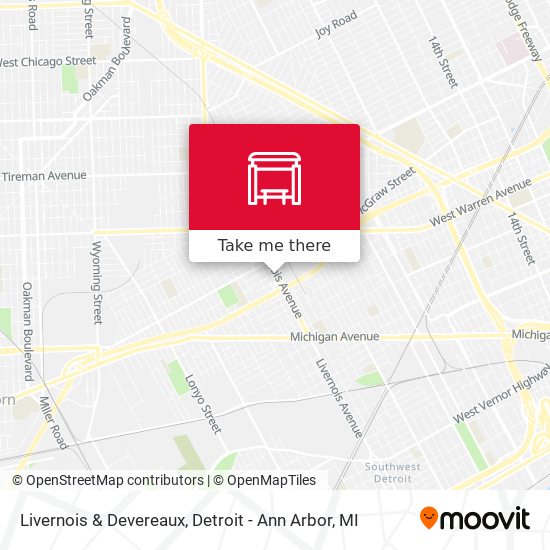 Mapa de Livernois & Devereaux