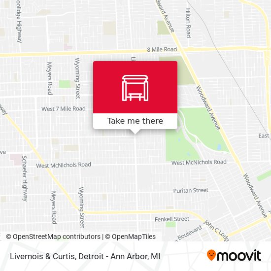 Livernois & Curtis map