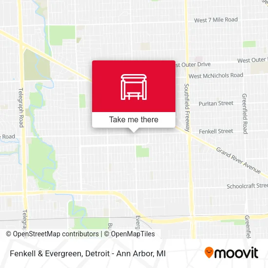 Fenkell & Evergreen map