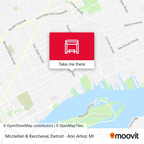 Mcclellan & Kercheval map