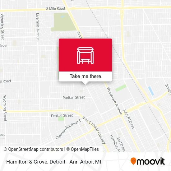 Hamilton & Grove map