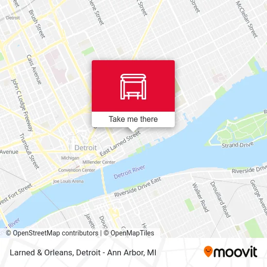 Larned & Orleans map