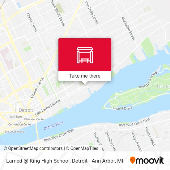 Larned @ King High School map