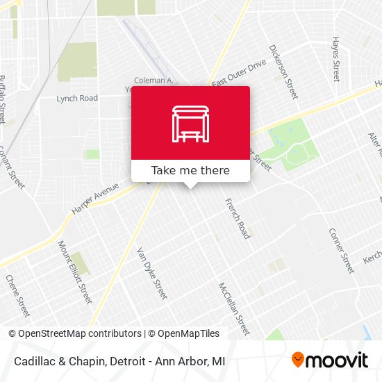 Mapa de Cadillac & Chapin