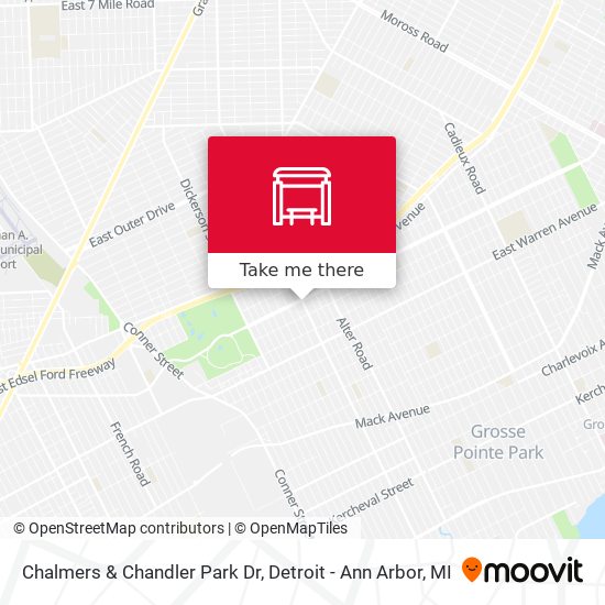 Mapa de Chalmers & Chandler Park Dr