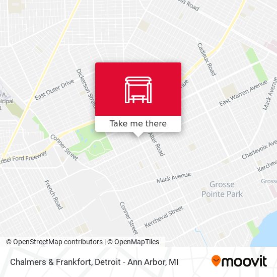 Chalmers & Frankfort map