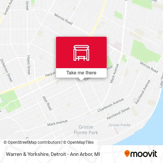 Warren & Yorkshire map