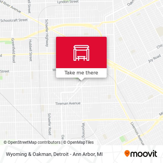 Mapa de Wyoming & Oakman
