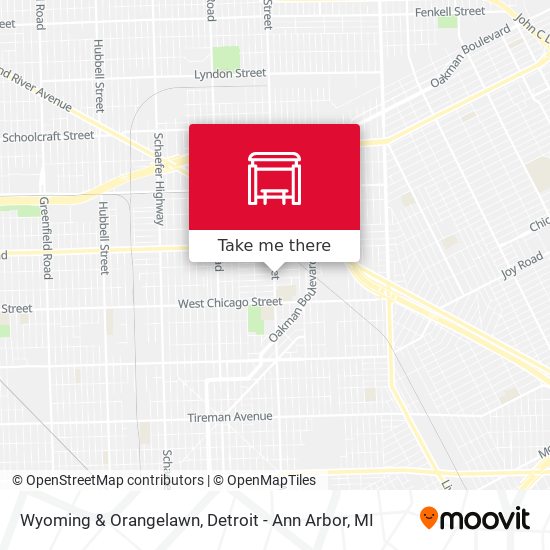 Mapa de Wyoming & Orangelawn
