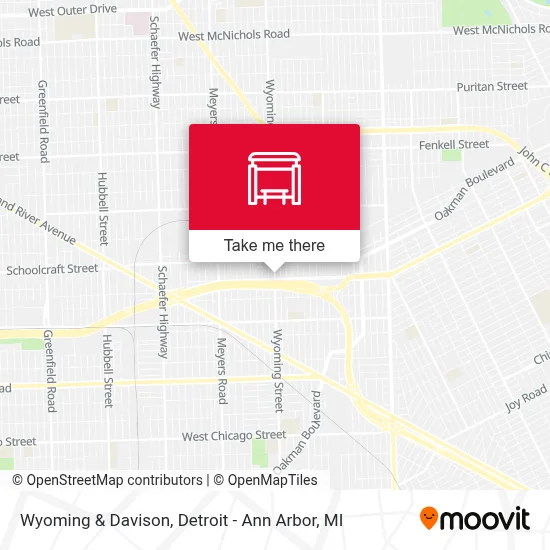 Wyoming & Davison map