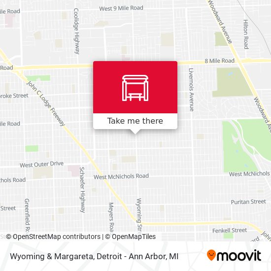Mapa de Wyoming & Margareta