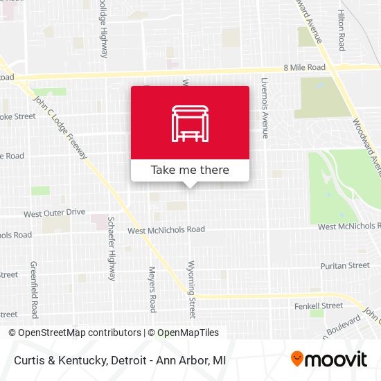 Mapa de Curtis & Kentucky