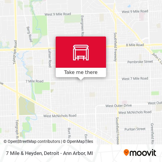 Mapa de 7 Mile & Heyden