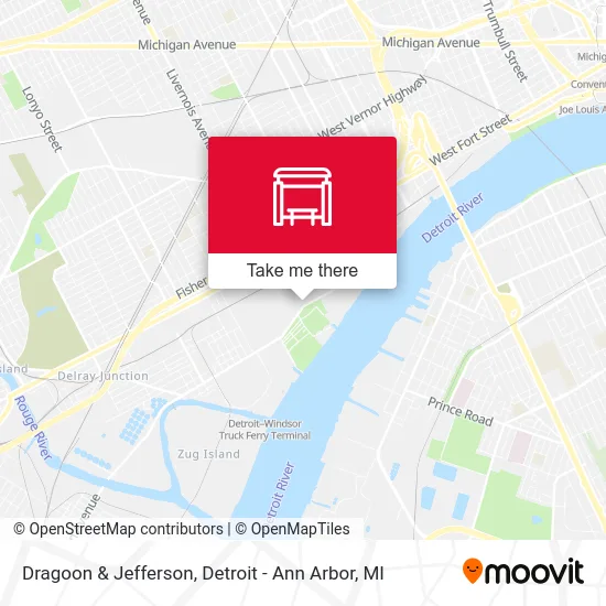 Dragoon & Jefferson map