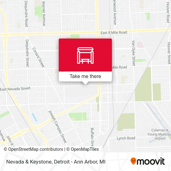 Nevada & Keystone map