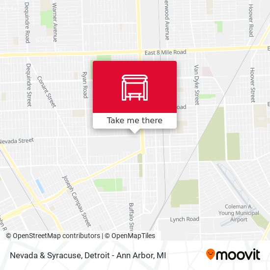 Mapa de Nevada & Syracuse