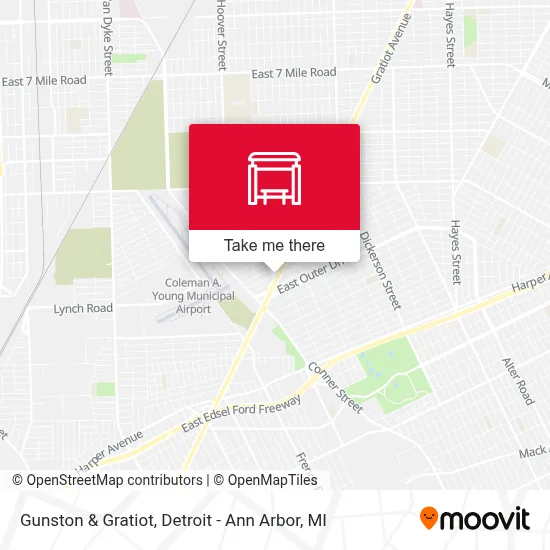 Gunston & Gratiot map