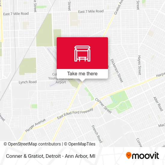 Conner & Gratiot map
