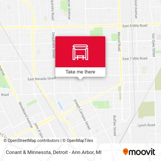 Conant & Minnesota map