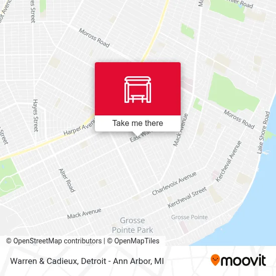 Warren & Cadieux map