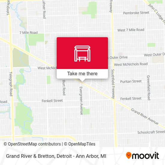 Grand River & Bretton map