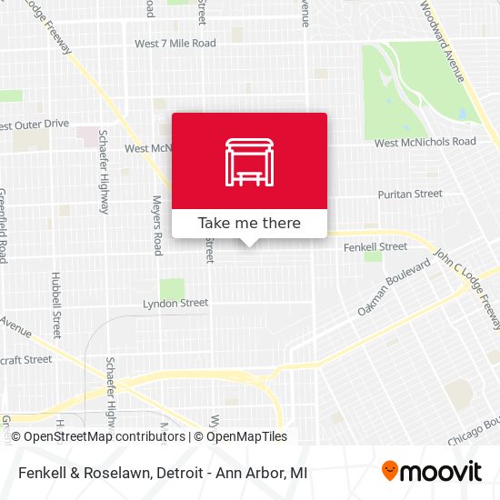 Mapa de Fenkell & Roselawn