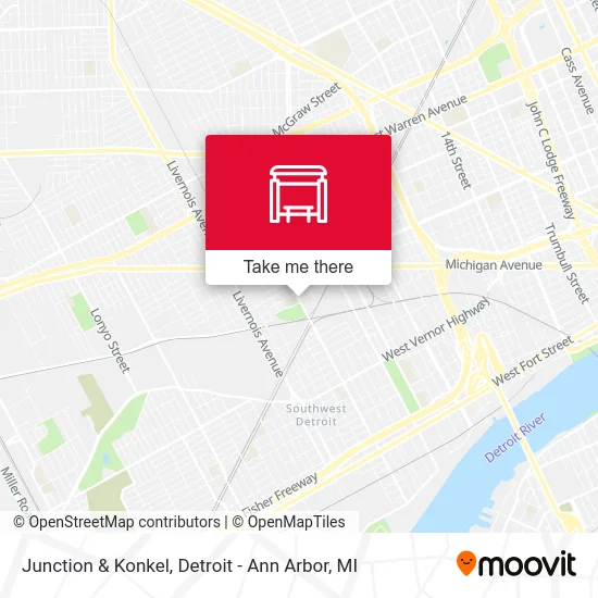 Junction & Konkel map