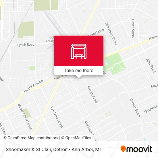 Shoemaker & St Clair map