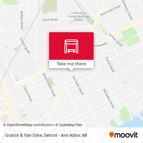 Gratiot & Van Dyke map