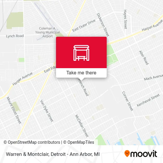 Warren & Montclair map