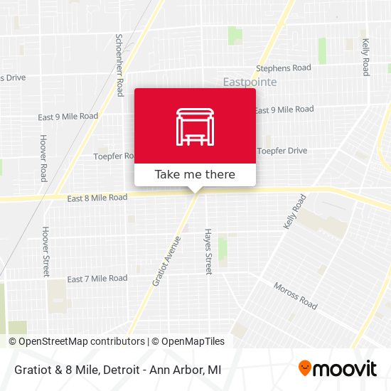 Mapa de Gratiot & 8 Mile