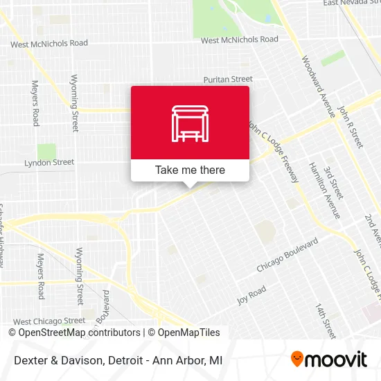 Dexter & Davison map