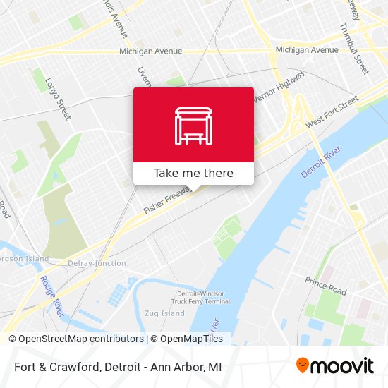 Mapa de Fort & Crawford