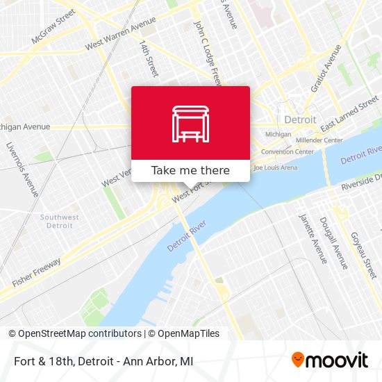 Mapa de Fort & 18th
