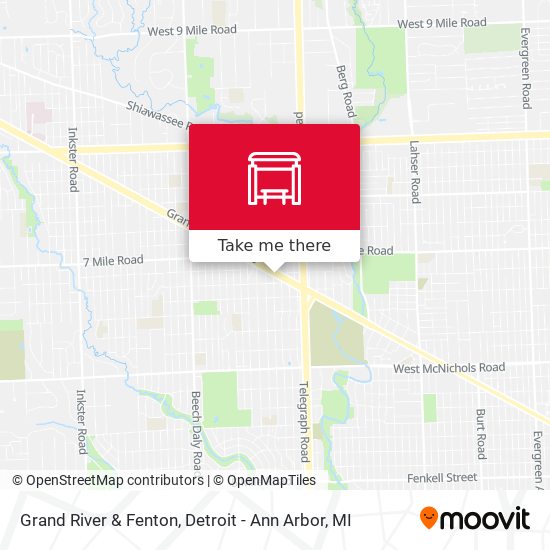 Mapa de Grand River & Fenton