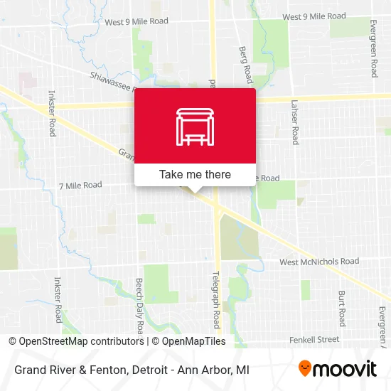 Grand River & Fenton map