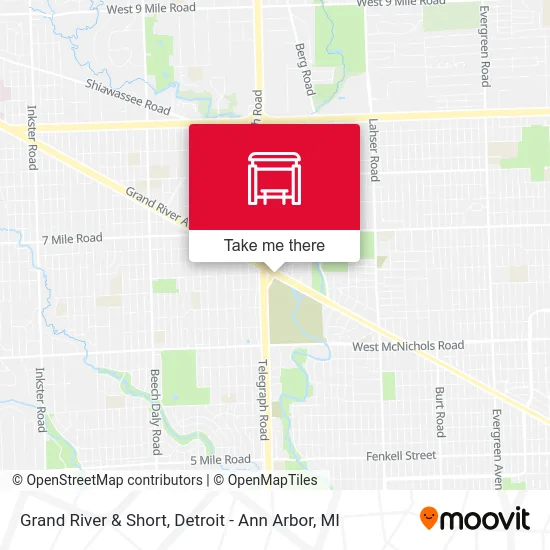 Grand River & Short map