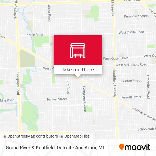 Grand River & Kentfield map