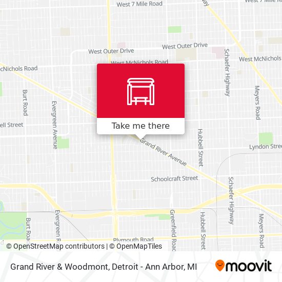 Mapa de Grand River & Woodmont