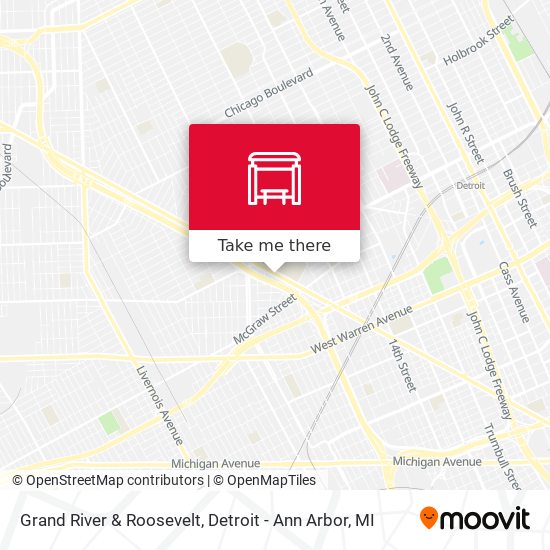 Grand River & Roosevelt map