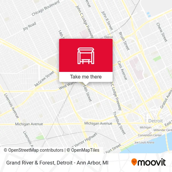 Grand River & Forest map