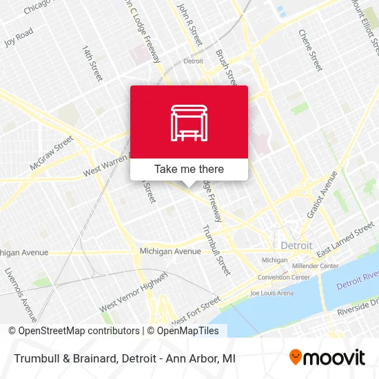 Trumbull & Brainard map