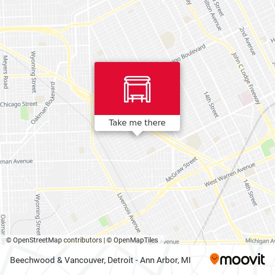 Beechwood & Vancouver map